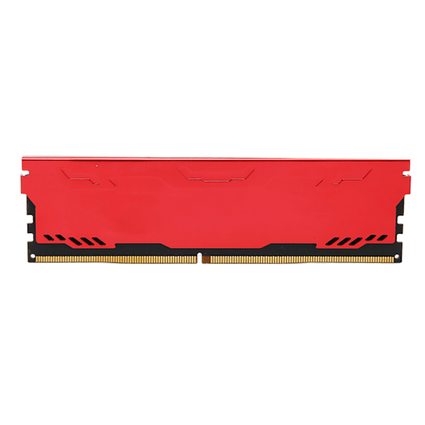 Desktop Minnesmodul Röd DDR4 2666MHz 21300 Bandbredd Aluminiumlegering Gaming RAM för Datorchassi Uppgradering 4GB