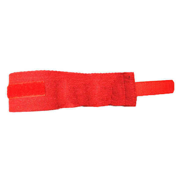 2 st Boxningshandbandage Röd bomullsduk 2,5 m Längd 5 cm Bredd Handinpackning för sport