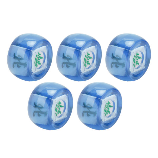 5kpl Mahjong Tuulen Suunta Nopat Itä Etelä Länsi Pohjoinen Viihdepeli Nopat Läpinäkyvä Sininen