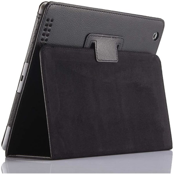 iPad tablet cover med stativ, sort