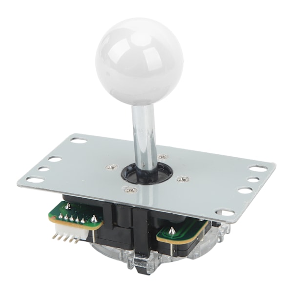 Arcade Joystick Gamepad DIY Joystick Arcade Game Fighting Stick Ersättningsdelar Pin Kretskort med kulhuvud Vit