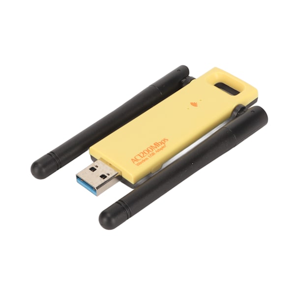 USB WiFi-adapter 2.4G 5G Dual Band Doble Antenner 802.11AC 1200Mbps WiFi Nettverksadapter for PC Laptop