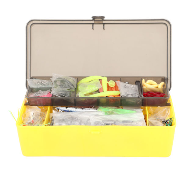 303st Fiskedrag Set Fiskeredskap Full Set Glitterbete Tillbehör Mjuk plast Fiskedrag för fiske av öring