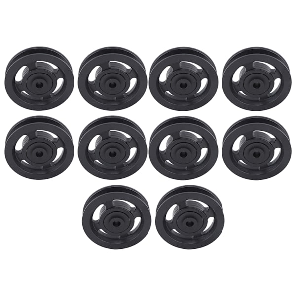 10 STK 90 mm Universallager remskiva för kabelmaskin gymutrustning del garageport