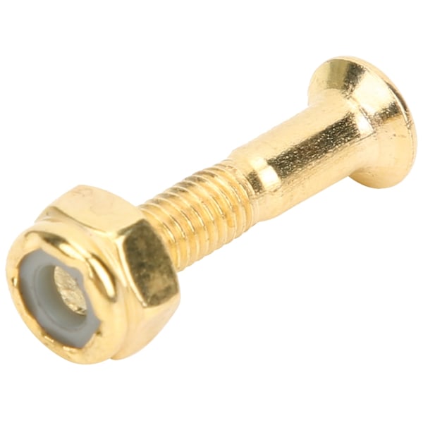 Professionell 25 mm skateboardspik - slitstark aluminiumlegering, gyllene finish