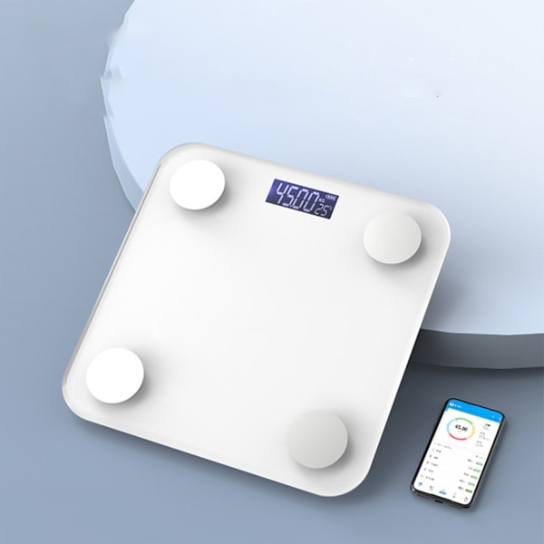 Digitaalinen kehonkoostumusvaaka Smart Bluetooth elektroninen paino- ja rasva-analyysivaaka miehille ja naisille Ladattava (sisäänrakennetulla akulla)