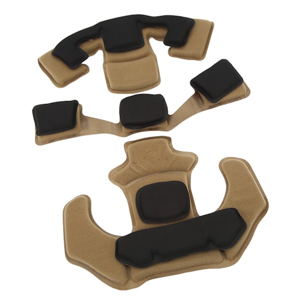 Kypäräpehmuste Pääpehmuste Suojaava 2-kerroksinen Memory Foam Pehmuste Kypäräpehmustesetti WENDY Tan -kypärään