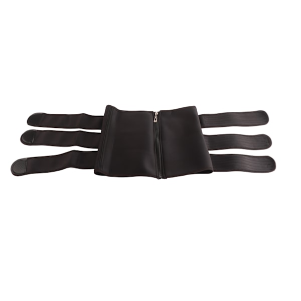 Midjeträning Polyester dragkedja unisex multifunktions midjebandage omslag för sport Svart S