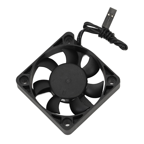 RC Kylfläkt Järn Plast Lätt snabb hastighet RC Motorkylare för 1/10 Traxxas 7.4V Svart 50 X 50 mm