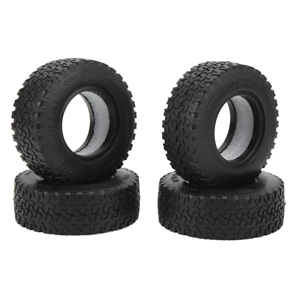4 stk 1,55 tommer myke gummihjul for Tamiya CC01 LC70 LC80 1/18 Air UTB18 Capra fjernkontroll biloppgraderingsdel