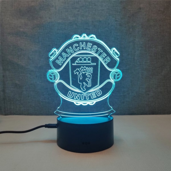 3D led-yölamppu Liverpool Football Club Kids Makuuhuoneen yölamppu Anime-lamppu - 6
