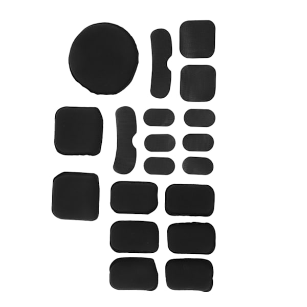 Black Helmet Liner System Utomhushjälm EVA Pading Pads Kuddmattor Ersättningsdyna med krok och ögla