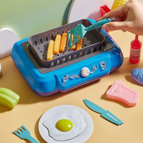 DIY leksak för barn, friteringsbox, batteridriven, rolig pedagogisk leksak, present till barnens dag