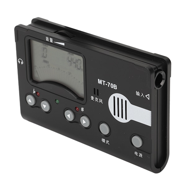 MT 70B Digital Metronom Tuner Tongenerator Guzheng Tuner med stor LCD-skärm