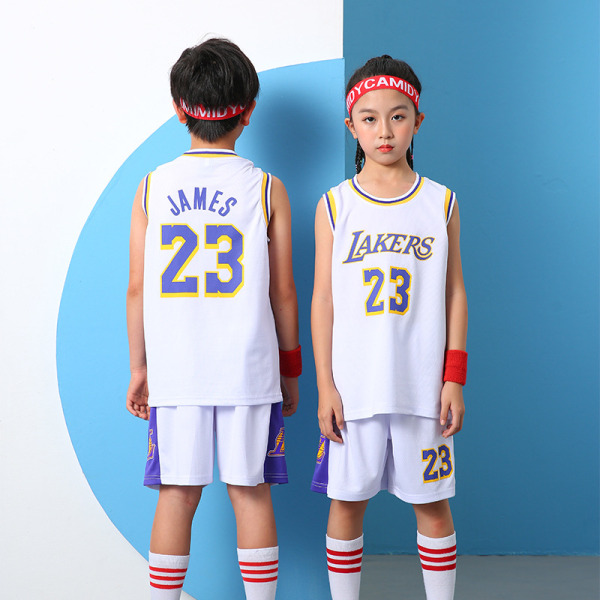 Basketballuniform til børn Kobe Bryant trøje kortærmet sommersportstøj 20 yards/110/4xs egnet (105-115 cm) 1