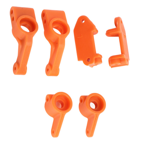 RC Car Steering Cup Bakaxel Cup med C-navhållare för Rustler Stampede Slash 2 Wheel Drive 1/10 RC Car Orange
