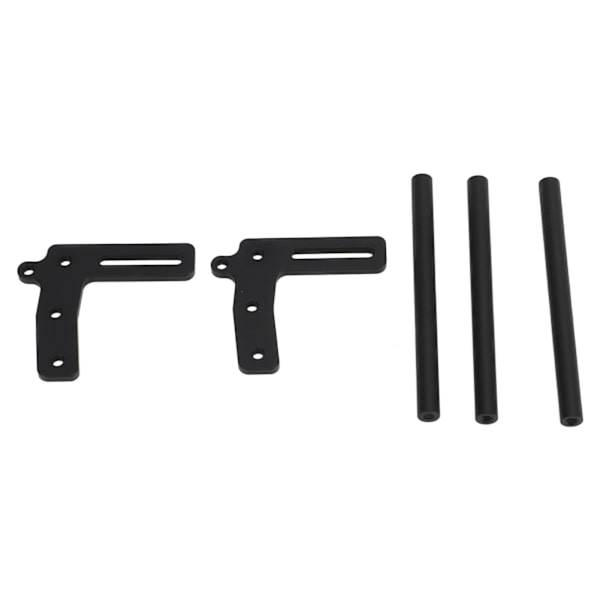 RC frontkofanger aluminiumslegering modelbil frontkofanger udskiftning til 1/10 RC bil sort