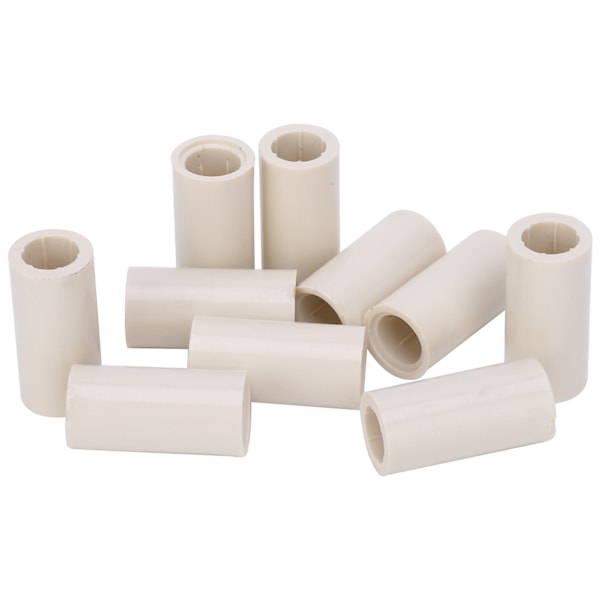 Pool Cue Ferrules 12 mm/0.5in OD - 40 st, White Fiber Stick Reparationsverktyg, Biljardtillbehör