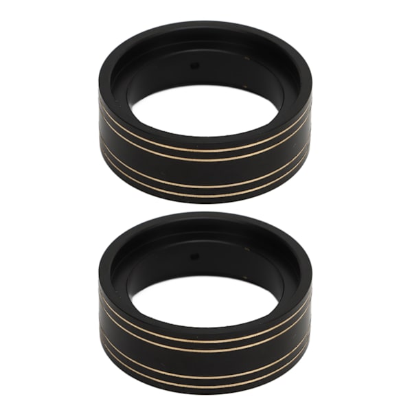 2 stk. Messing intern beadlock Clamp Ring Professionel 1,3 tommer RC Messing Beadlock hjulvægte til 1/18 RC bil sort