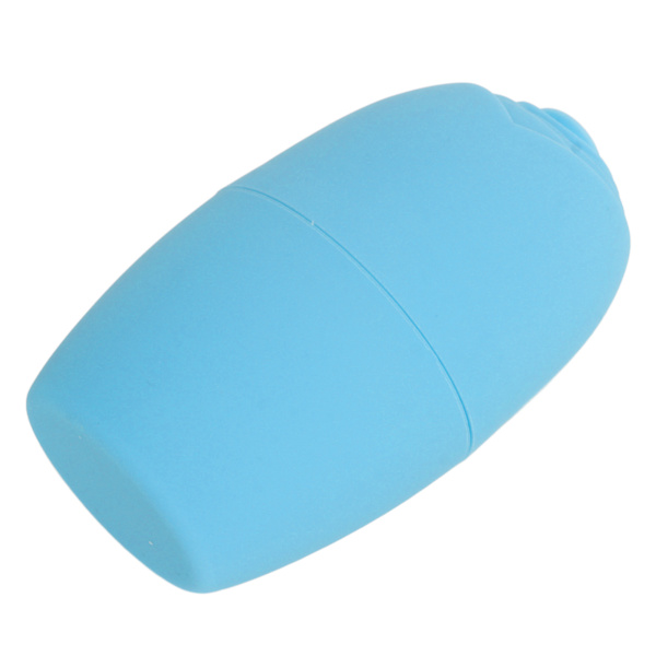 Ice Face Roller Silikon Ansiktsskönhet Ice Mold Face Massager Cube för hals och ögon blå