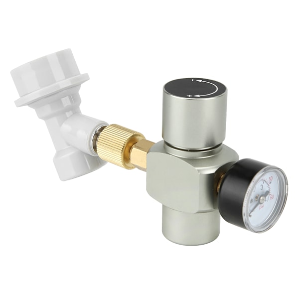 CO2-regulator med plastkontakt for øl - 0-60 PSI