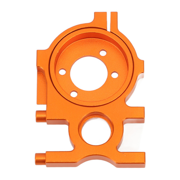 RC Motorfäste med skruvar Motorhållare i aluminiumlegering för ZD Racing 1/8 RC Car Orange Färg