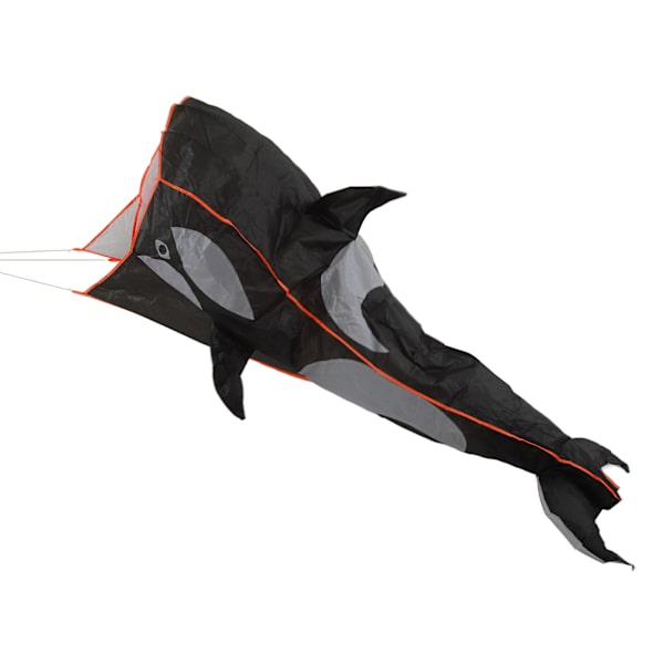 Unisex 3D Whale Kite Ramlös Mjuk Parafoil Tecknad Djur Vattentät 3D Ramlös Breeze Kite för stranden