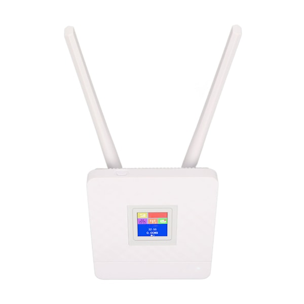 4G LTE CPE WiFi-reititin, 3 verkkoliitäntää, parannettu signaalinvoimakkuus, Plug and Play WiFi-reititin SIM-korttipaikalla monitoreille
