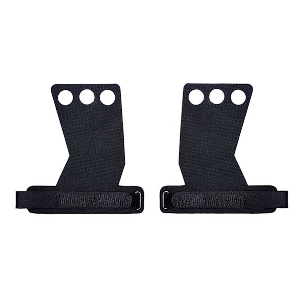 1 par Palm Protector Pad Skridsikker håndflade Grip Guard Rest til Fitness Vægtløftning Mesh Huller L