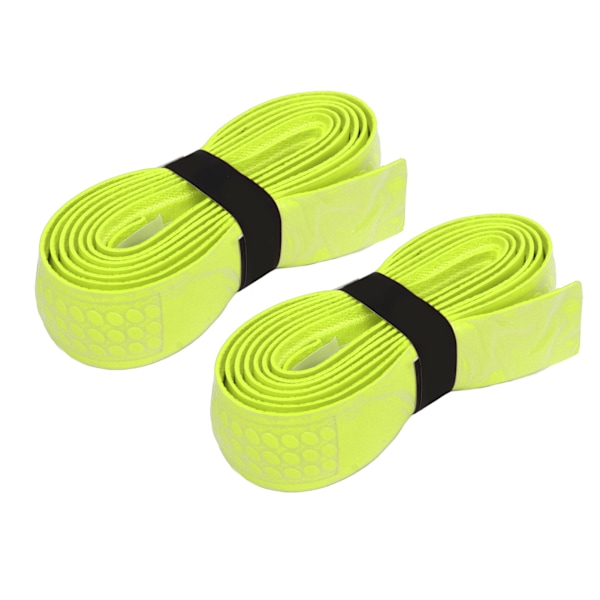 2 KPL Tennismailan Grippi Teippi Sulkapallomailan Paksu Overgrips Hikoilua Imevä Kahva Grippi Nauha Keltainen