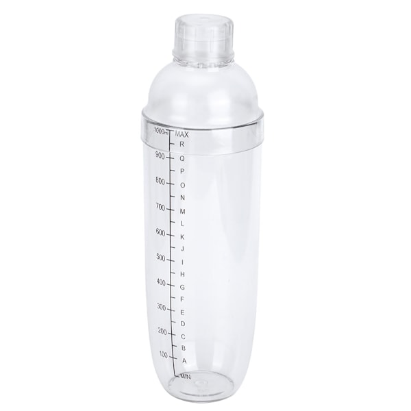 Cocktail Shaker med Skala - 1000ml