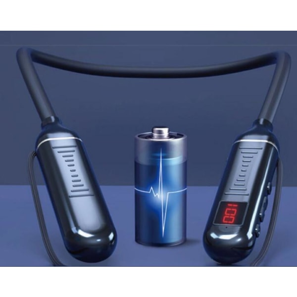 Trådløs hengende hals, Bluetooth-sportshodetelefoner (svart)