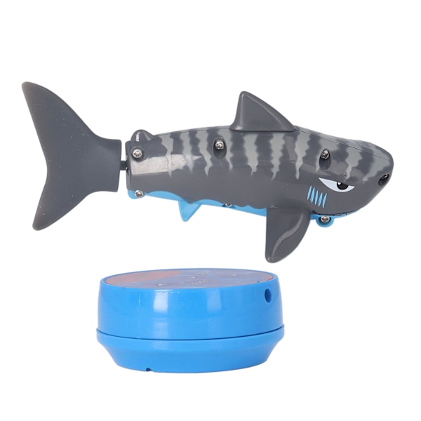 Minifjernkontroll Toy Shark Elektrisk RC Hai Bassenleke for Barn over 6 år Grå