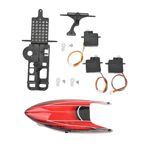 RC Helikopter Servo Motor Set Plast Servo Täckplatta och Bas Set RC Helikopter Refit Tillbehör för WLtoys XK K110
