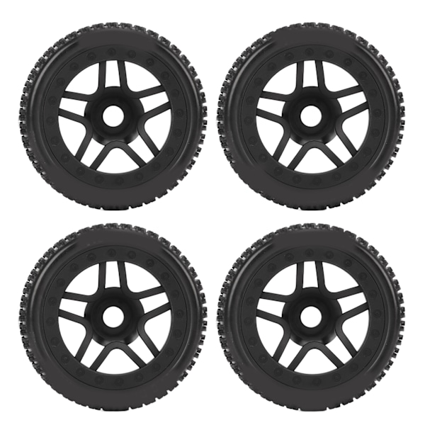4st RC terrängbilsdäck Slitstarkt gummi Plast Fint grepp Stabil körning RC bilgummidäck för ARRMA 1/8