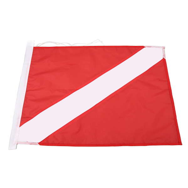 Dykkerflag til international dykning Fridykning Dykker ned båd Anvendelse med flyder Rød Hvid bindingsreb Type