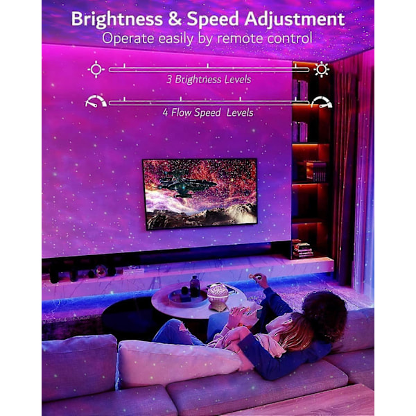 Dinosaur æg revne stjernehimmel lampe havvand mønster projektor atmosfære lampe soveværelse børns Bluetooth hvid støj natlampe