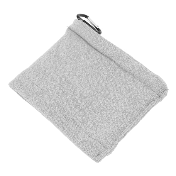 Golfhåndklæder Blødt alsidigt høj vandabsorption Bærbar mikrofiber golfhåndklæde til bold Golfkøller Grå