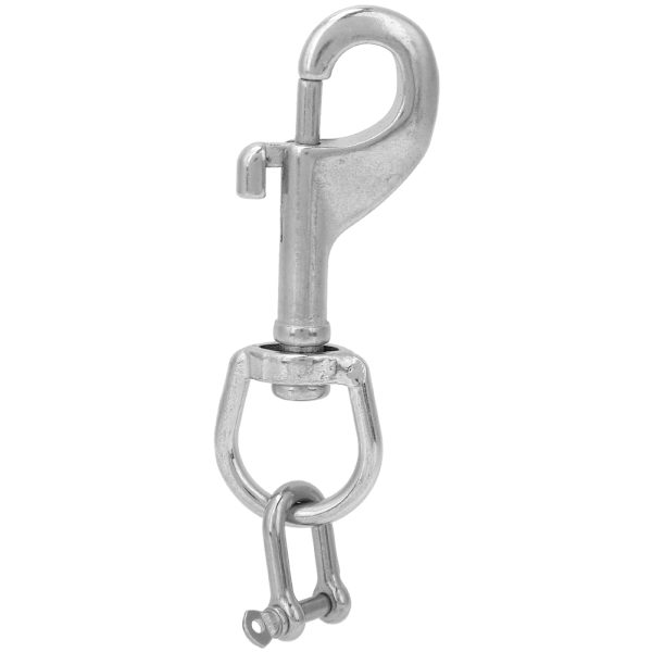 Scuba Diving Light Torch Kamerahållare Keeper Single End Bult Snap Clip&D Ring Shackle Undervattensutrustning