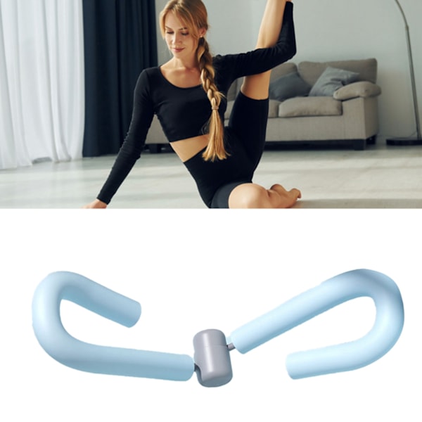 Höfttrainer Stål NBR PP Ergonomisk design Bärbar elastisk lårtoner träning för postpartum rehabilitering Blå