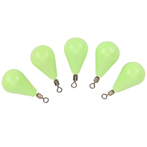 Lure Luminous Jig Head Lyijy Syvävesi Paino Paino Kalastus Syötit Kalastustarvikkeet 10#, 5kpl