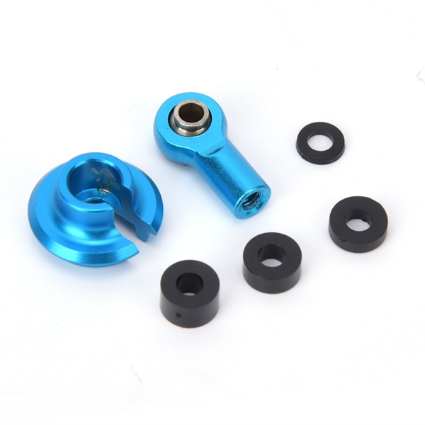 Link Rod End Kuleledd RC Reservedeler Tilbehør for 1-10 ECX 2 Wheel Drive RC CarBlue ECX1038B