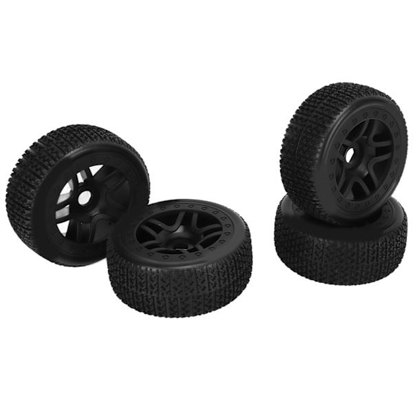 4st RC terrängbilsdäck Slitstarkt gummi Plast Fint grepp Stabil körning RC bilgummidäck för ARRMA 1/8