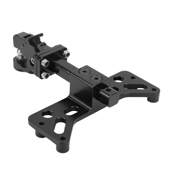 RC trækkrog Aluminiumslegering Justerbar letvægts anhængertræk til SCX6 1/6 sort