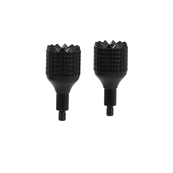 2 st Drone Fjärrkontroll Sticks Koppar Bekväm Touch Anti Slip Fjärrkontroll Thumb Rocker Joystick för RC PRO Svart