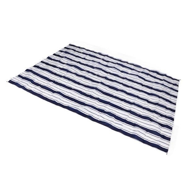 Rantapyyhe Vedenpitävä Kevyt kannettava ulkoilma piknikmatto retkeilyyn Blue Stripe 2 X 1,45M