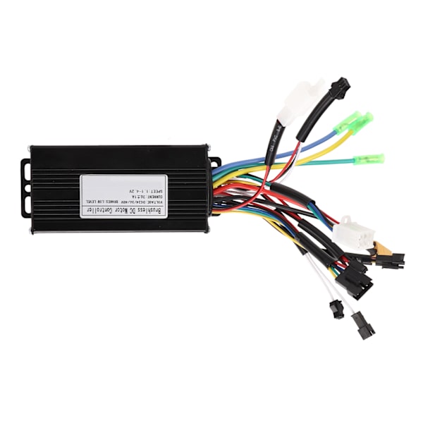 Elcykelstyrenhet Borstlös motor 24V 36V 48V 500W 750W 3 Mode Sine Wave 26A Modifierade tillbehör