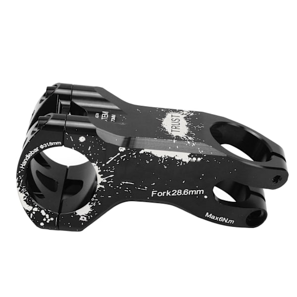 Cykelstam Långt justerbart CNC-styre Lättvikts ihåligt 31,8 mm Cykelstyrestam för mountainbike landsvägscykel Svart