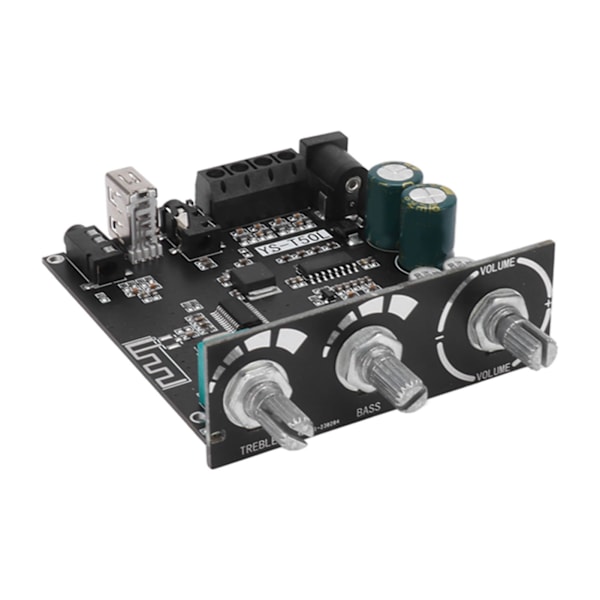 5.1 Bluetooth digital effektforstærkermodul Høj Lav Tonehøjde Justerbar stereo digital forstærkerkortmodul DC12‑24V 5A