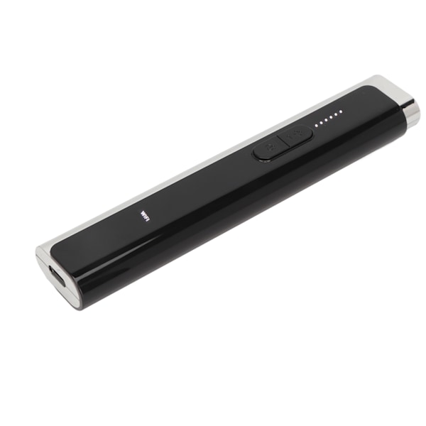 Trådløs Signaldetektor Genopladelig 6 Niveauer Følsomhed Pen Form RF Signal Scanner til Skjult Kamera Bug Sølv